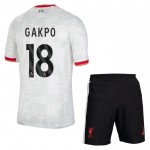 Günstige Fußballtrikots Liverpool Gakpo 18 Kinder 3rd trikot 2024-25 Kurzarm Günstige Fußballtrikots Liverpool Gakpo 18 Kinder 3rd trikot 2024-25 Kurzarm